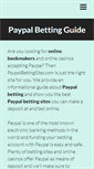 Mobile Screenshot of paypalbettingsites.com